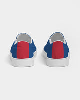 Belize Flag Women's Slip-On Canvas Shoe - Conscious Apparel Store