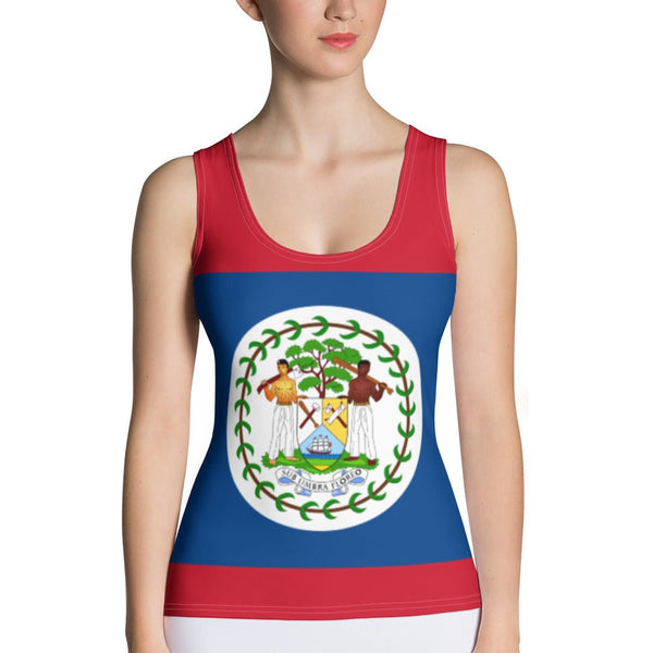 Belize Flag Women's Tank Top - Conscious Apparel Store