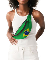 Brazil Flag Crossbody Sling Bag - Conscious Apparel Store