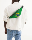 Brazil Flag Crossbody Sling Bag - Conscious Apparel Store