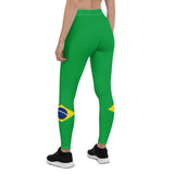 Brazil Flag Leggings - Conscious Apparel Store