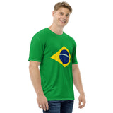Brazil Flag Men's T-shirt - Conscious Apparel Store