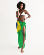 Brazil Flag Swim Cover Up - Conscious Apparel Store