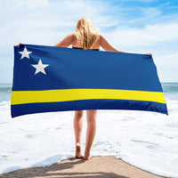Curacao Flag Beach Towel - Conscious Apparel Store