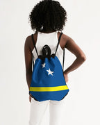 Curacao Flag Canvas Drawstring Bag - Conscious Apparel Store