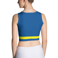 Curacao Flag Crop Top - Conscious Apparel Store