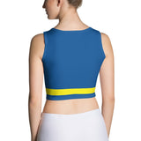 Curacao Flag Crop Top - Conscious Apparel Store