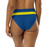 Curacao Flag high-waisted bikini bottom - Conscious Apparel Store