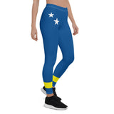 Curacao Flag Leggings - Conscious Apparel Store