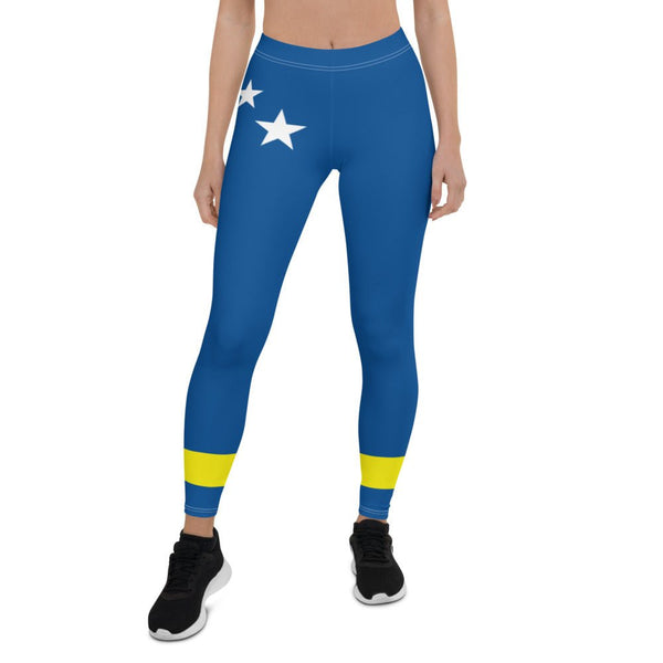 Curacao Flag Leggings - Conscious Apparel Store