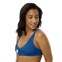 Curacao Flag padded bikini top - Conscious Apparel Store