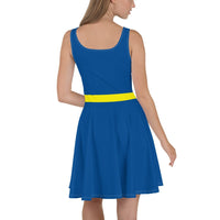 Curacao Flag Skater Dress - Conscious Apparel Store