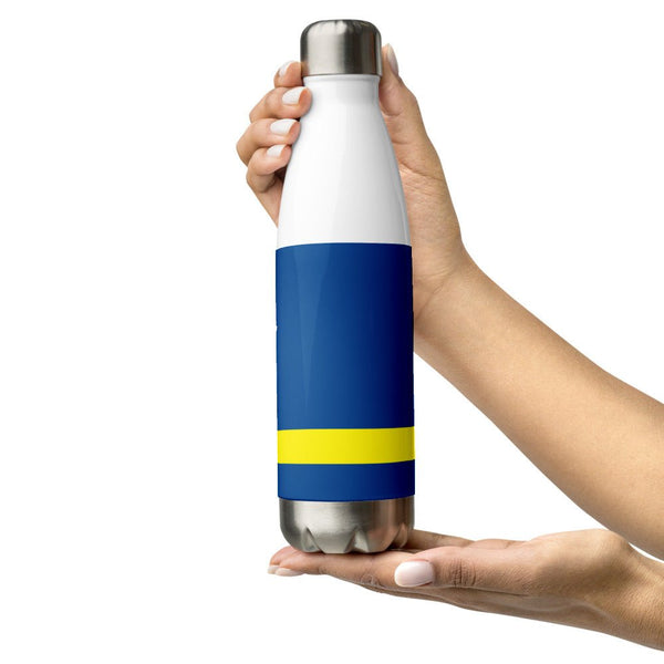Curacao Flag Stainless Steel Water Bottle - Conscious Apparel Store