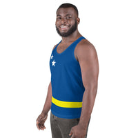 Curacao Flag Unisex Tank Top - Conscious Apparel Store