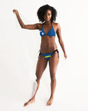 Curacao Flag Women's Triangle String Bikini - Conscious Apparel Store