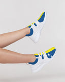 Curacao Flag Women's Two-Tone Sneaker - Conscious Apparel Store