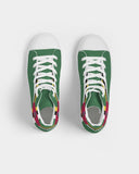 Dominica Flag Men's Hightop Canvas Shoe - Conscious Apparel Store