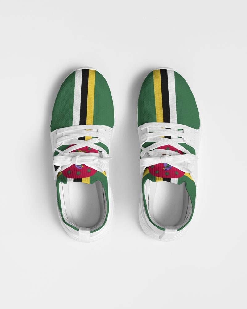 Dominica Flag Men's Two-Tone Sneaker - Conscious Apparel Store
