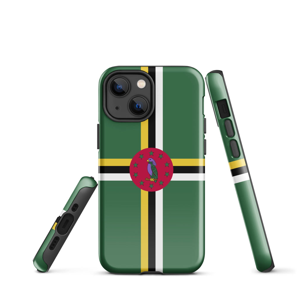 Dominica Flag Tough Case for iPhone® - Conscious Apparel Store