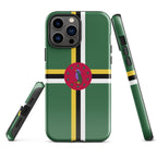 Dominica Flag Tough Case for iPhone® - Conscious Apparel Store