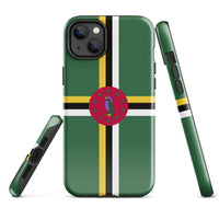 Dominica Flag Tough Case for iPhone® - Conscious Apparel Store