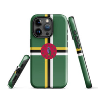 Dominica Flag Tough Case for iPhone® - Conscious Apparel Store