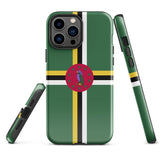 Dominica Flag Tough Case for iPhone® - Conscious Apparel Store