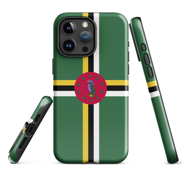 Dominica Flag Tough Case for iPhone® - Conscious Apparel Store