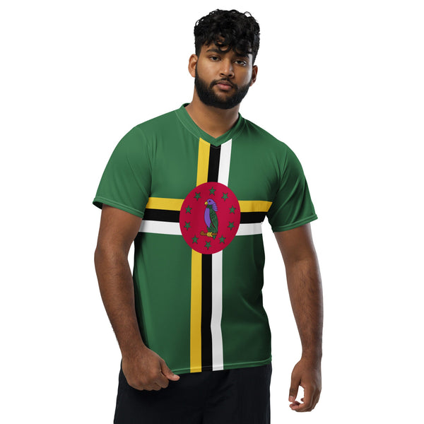 Dominica Flag unisex sports jersey - Conscious Apparel Store