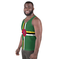 Dominica Flag Unisex Tank Top - Conscious Apparel Store