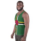 Dominica Flag Unisex Tank Top - Conscious Apparel Store