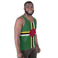 Dominica Flag Unisex Tank Top - Conscious Apparel Store