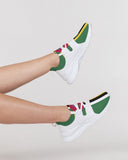 Dominica Flag Women's Two-Tone Sneaker - Conscious Apparel Store