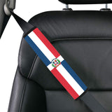 Dominican Republic Flag Car Seat Belt Cover 7''x12.6'' (Pack of 2) - Conscious Apparel Store
