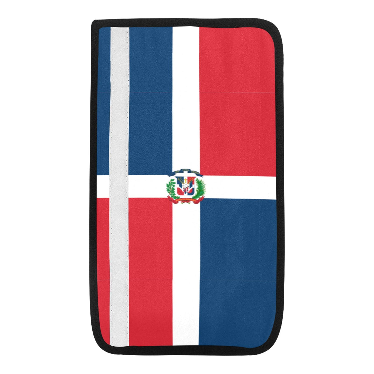 Dominican Republic Flag Car Seat Belt Cover 7''x12.6'' (Pack of 2) - Conscious Apparel Store