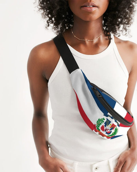 Dominican Republic Flag Crossbody Sling Bag - Conscious Apparel Store