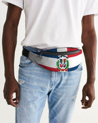 Dominican Republic Flag Crossbody Sling Bag - Conscious Apparel Store