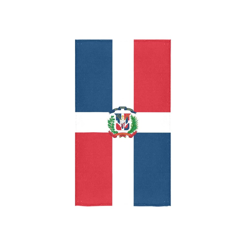 Dominican Republic Flag Hand Towel 16"x28" - Conscious Apparel Store