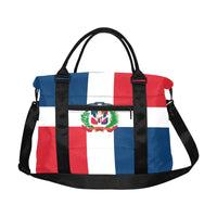 Dominican Republic Flag Large Capacity Duffle Bag - Conscious Apparel Store
