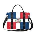Dominican Republic Flag Large Capacity Duffle Bag - Conscious Apparel Store