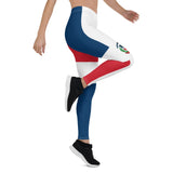 Dominican Republic Flag Leggings - Conscious Apparel Store