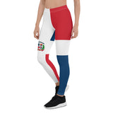 Dominican Republic Flag Leggings - Conscious Apparel Store