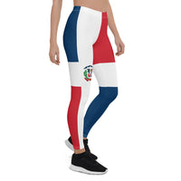 Dominican Republic Flag Leggings - Conscious Apparel Store