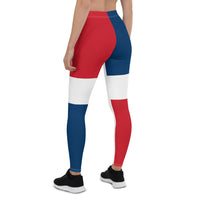 Dominican Republic Flag Leggings - Conscious Apparel Store