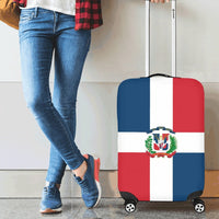 Dominican Republic Flag Luggage Cover/Small 18"-21" - Conscious Apparel Store