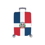 Dominican Republic Flag Luggage Cover/Small 18"-21" - Conscious Apparel Store