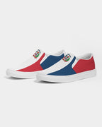 Dominican Republic Flag Men's Slip-On Canvas Shoe - Conscious Apparel Store