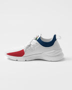 Dominican Republic Flag Men's Two-Tone Sneaker - Conscious Apparel Store