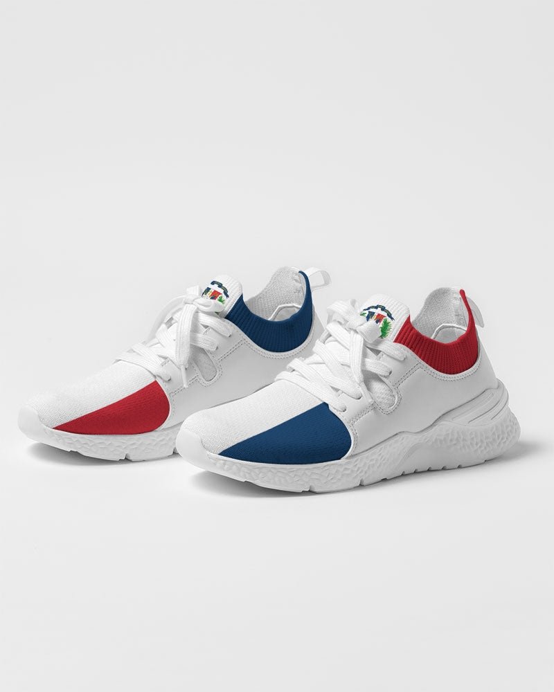 Dominican Republic Flag Men's Two-Tone Sneaker - Conscious Apparel Store