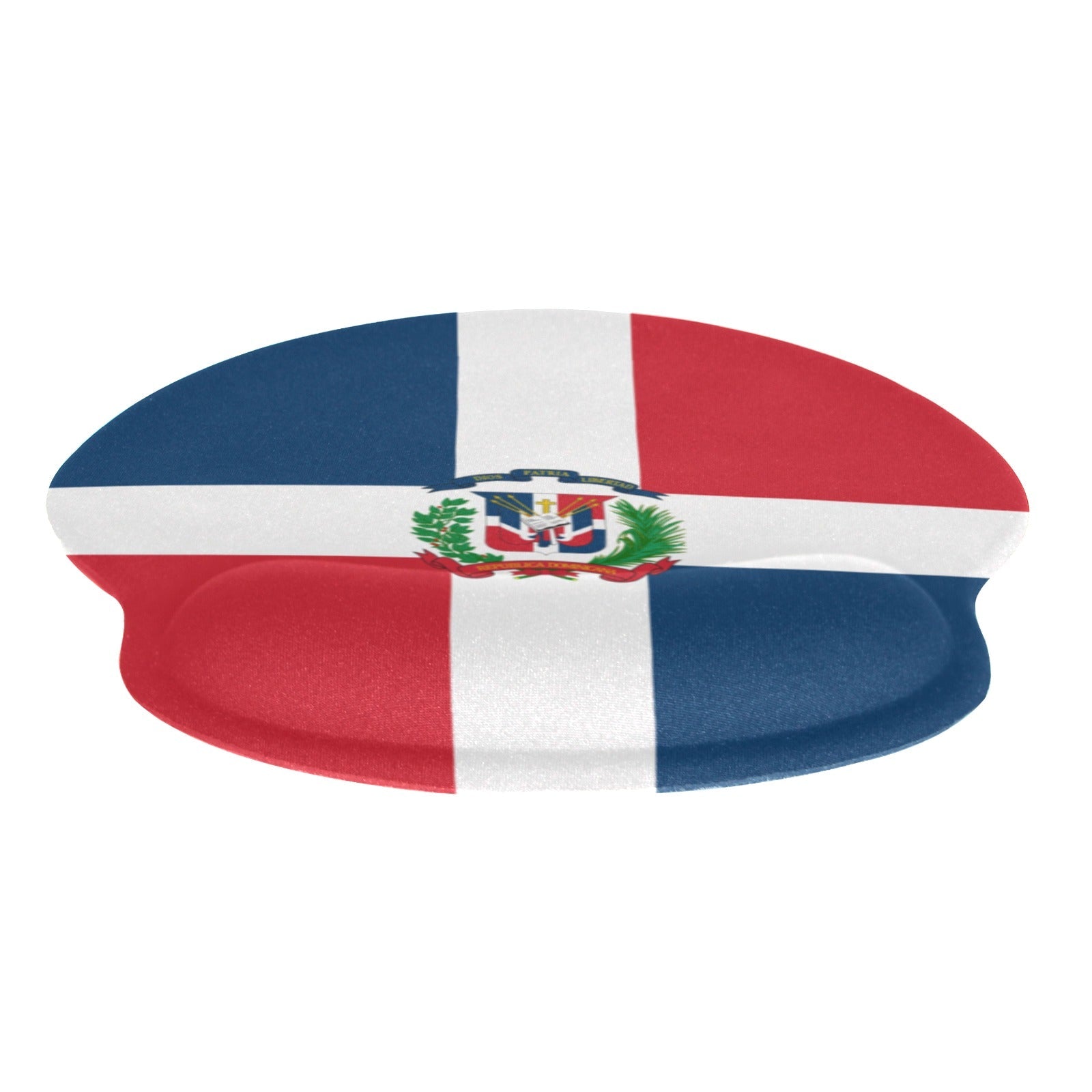 Dominican Republic Flag Mouse Pad with Wrist Rest Support - Conscious Apparel Store